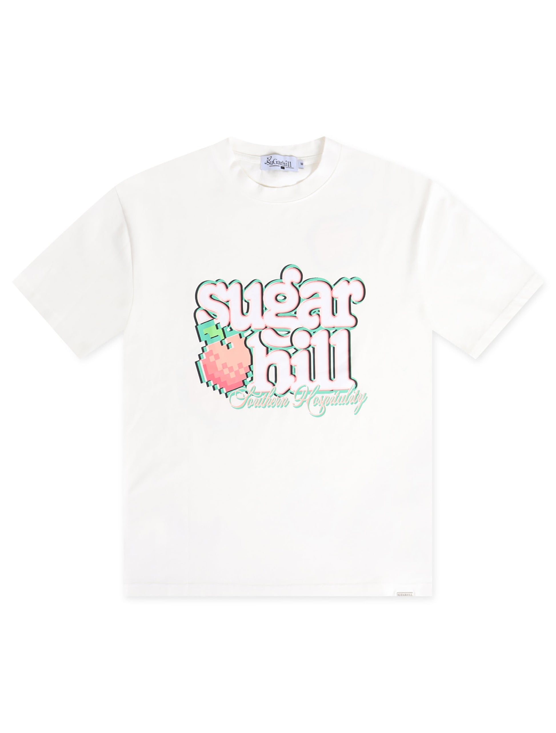 Sugarhill Peaches T-Shirt - White Denim Exchange
