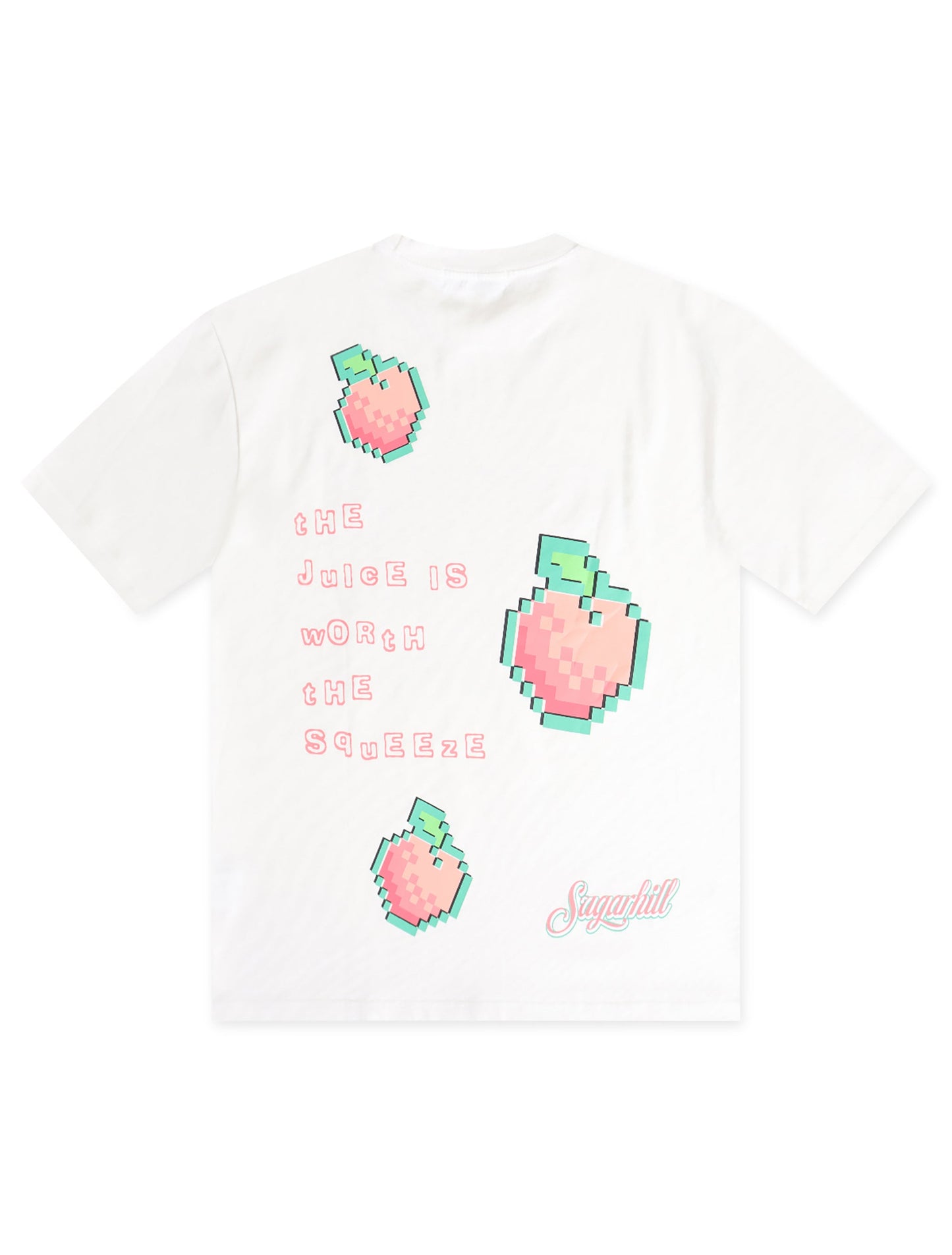 Sugarhill Peaches T-Shirt - White Denim Exchange
