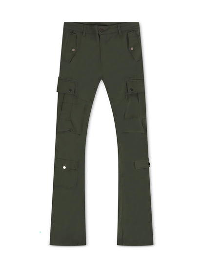 Jordan Craig Stacked Rodeo Polyester Cargo Pants - Olive Denim Exchange