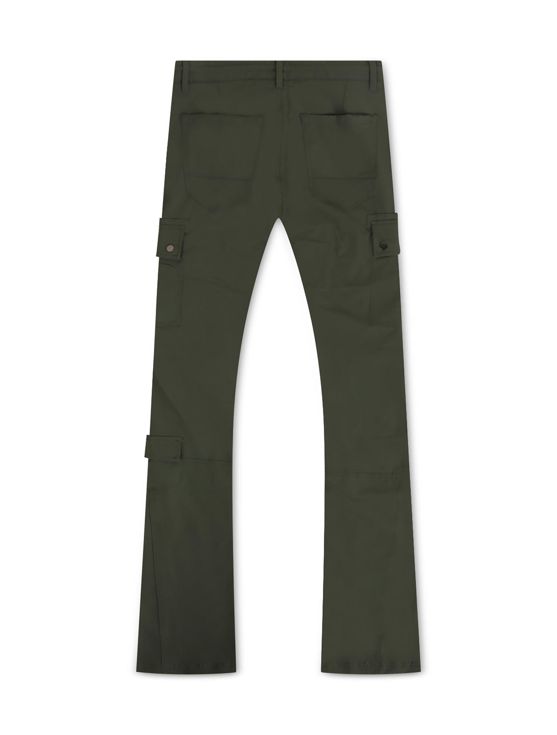 Jordan Craig Stacked Rodeo Polyester Cargo Pants - Olive Denim Exchange