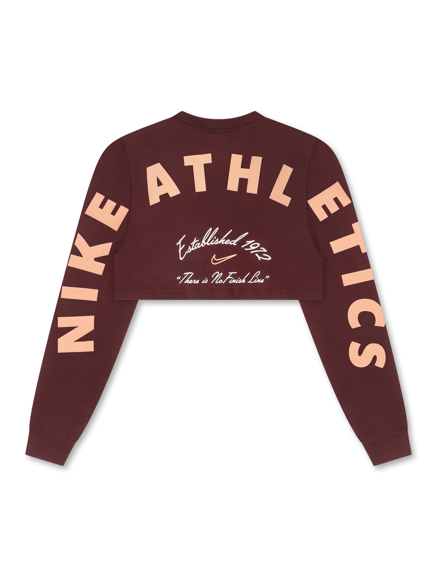 Nike Womens Oversized Long Sleeve - Burgundy Crush Denim Exchange