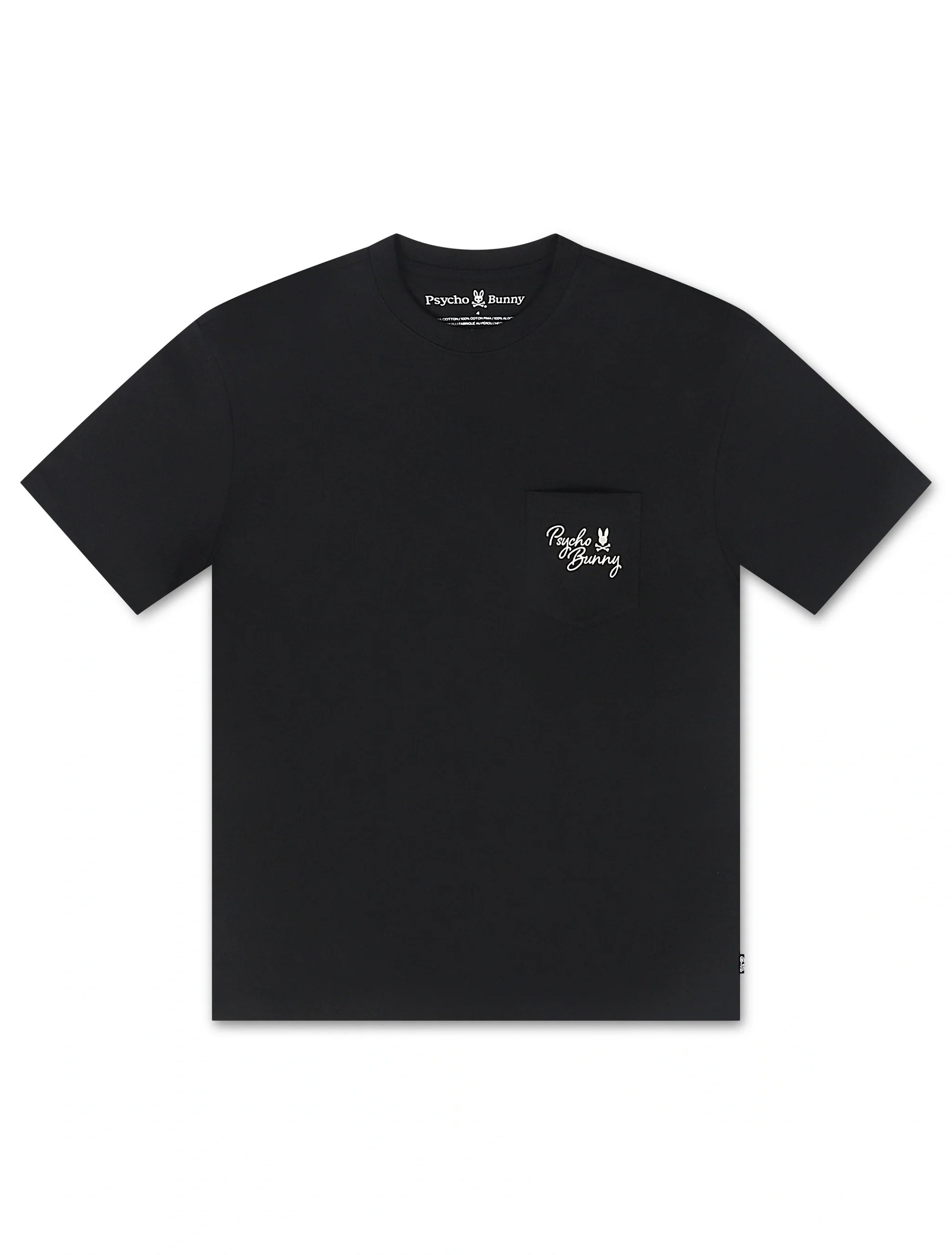 Psycho Bunny Desert Relaxed Pocket Tee - Black Denim Exchange