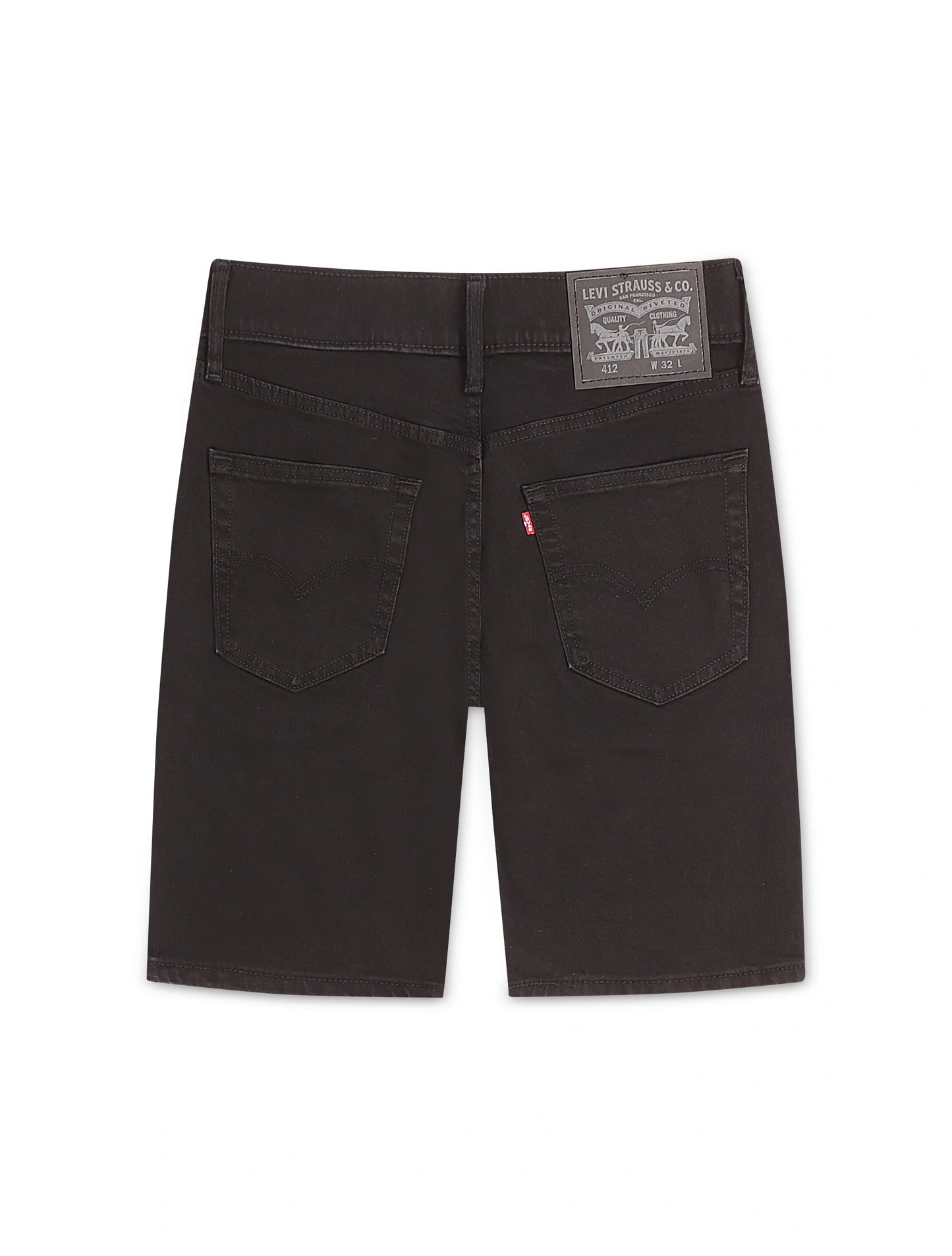 Levis 412™ Slim Fit Shorts - Black Denim Exchange