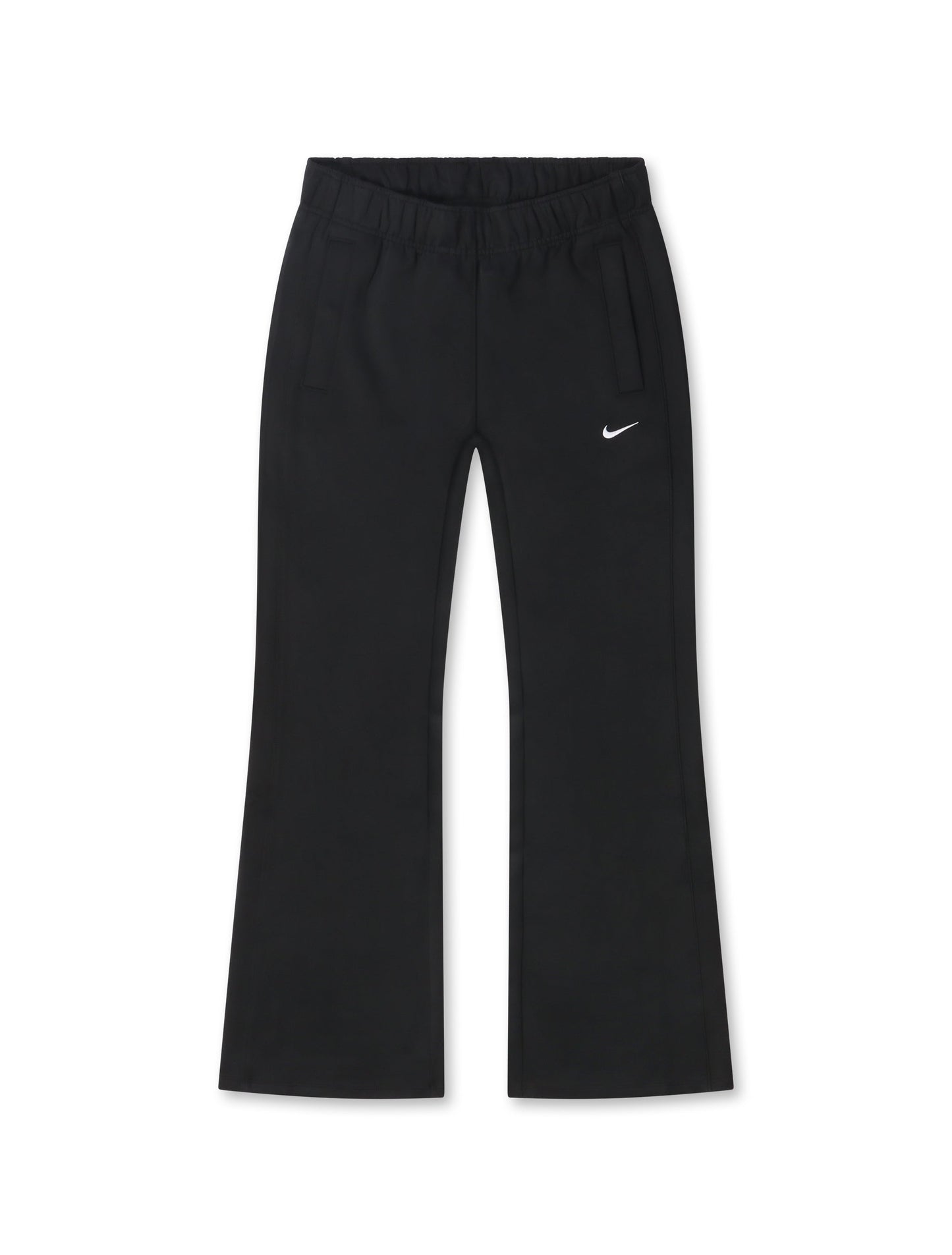 Nike Womens Sportswear Chill Knit Flared Leggings - Black Denim Exchange