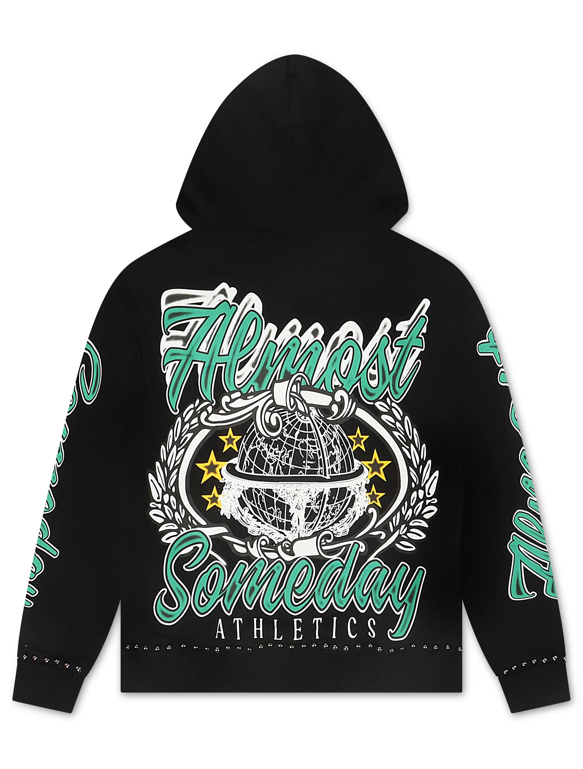 Almost Someday Also Athletics Hoodie - Black Denim Exchange
