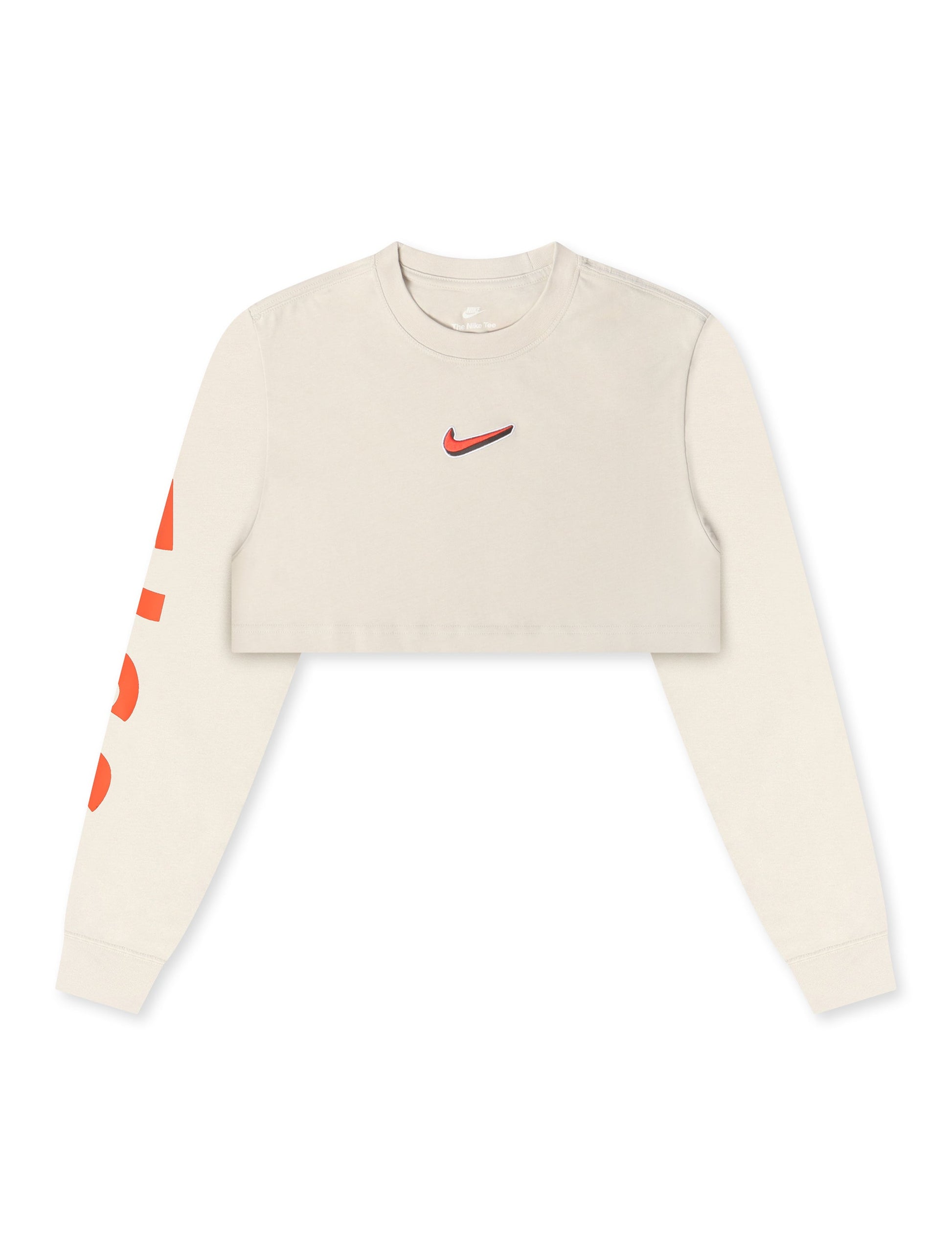 Nike Womens Oversized Long Sleeve - Light Bone Denim Exchange