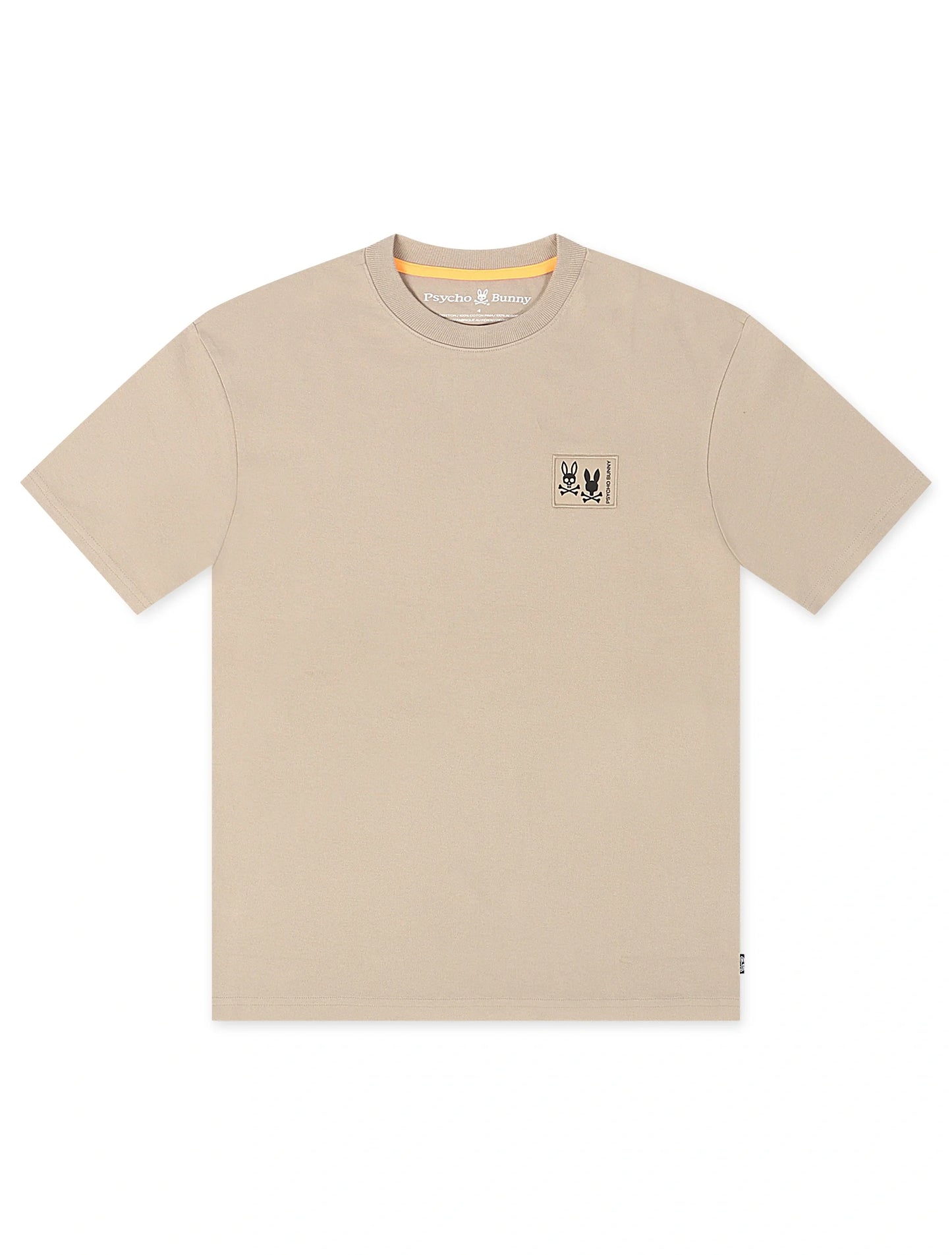 Psycho Bunny Monroe Heavy Weight Relaxed Fit Tee - Stone Denim Exchange