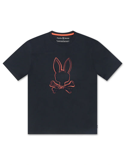 Psycho Bunny Vincent Graphic Tee - Navy Denim Exchange