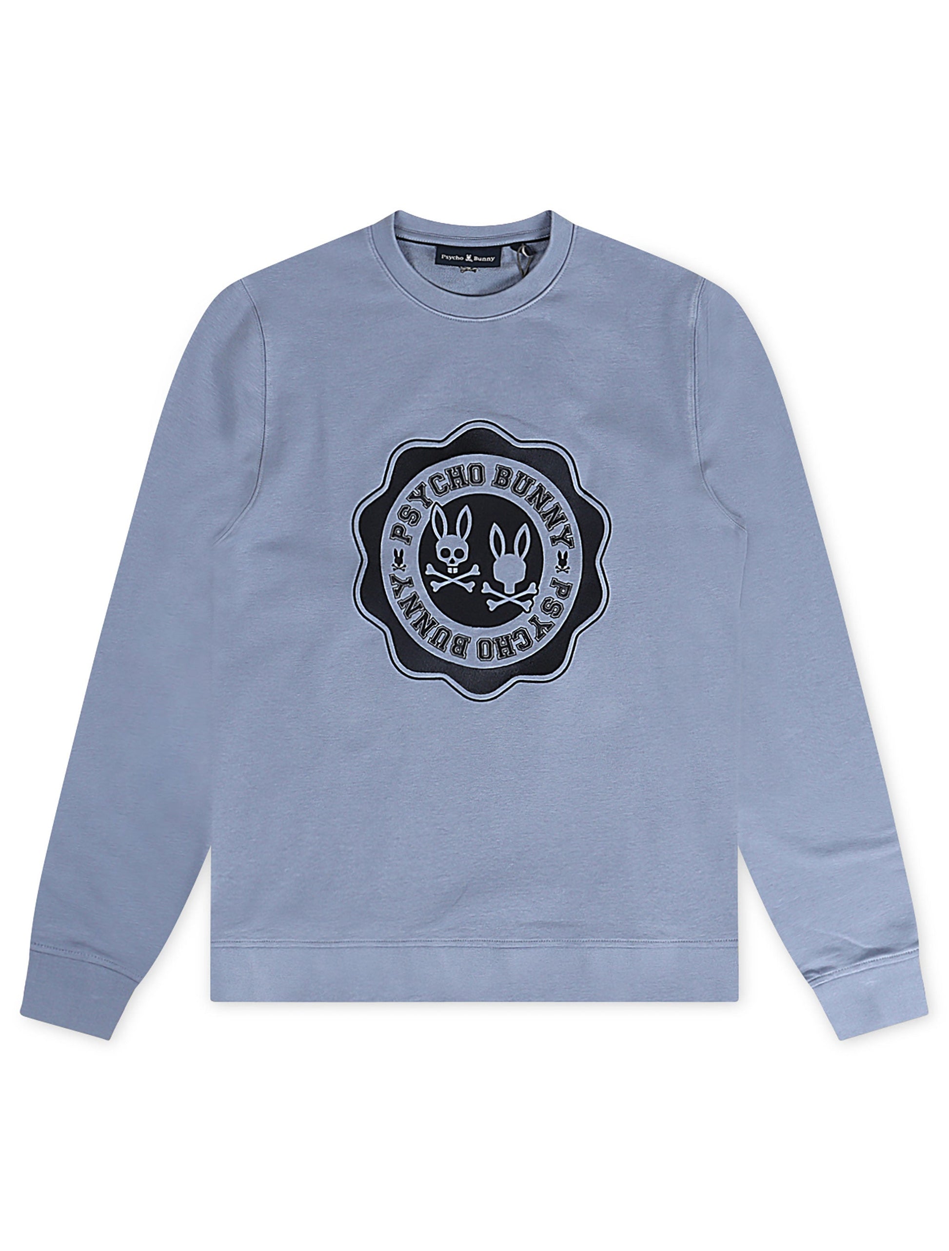 Psycho Bunny Mens London Embroidered Sweatshirt - Tmp Denim Exchange