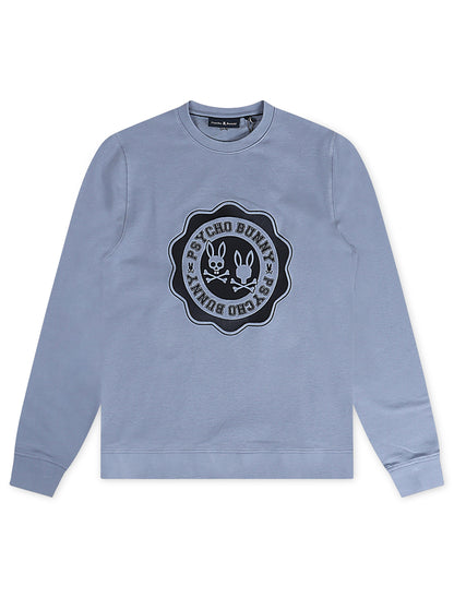 Psycho Bunny Mens London Embroidered Sweatshirt - Tmp Denim Exchange