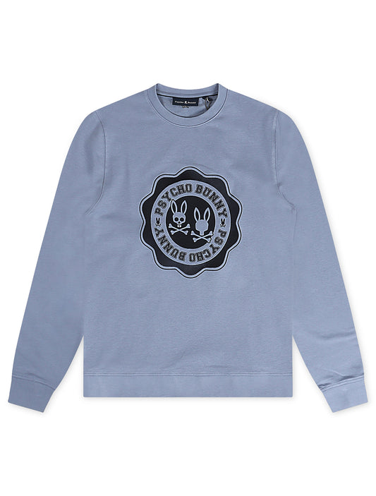 Psycho Bunny Mens London Embroidered Sweatshirt - Tmp Denim Exchange