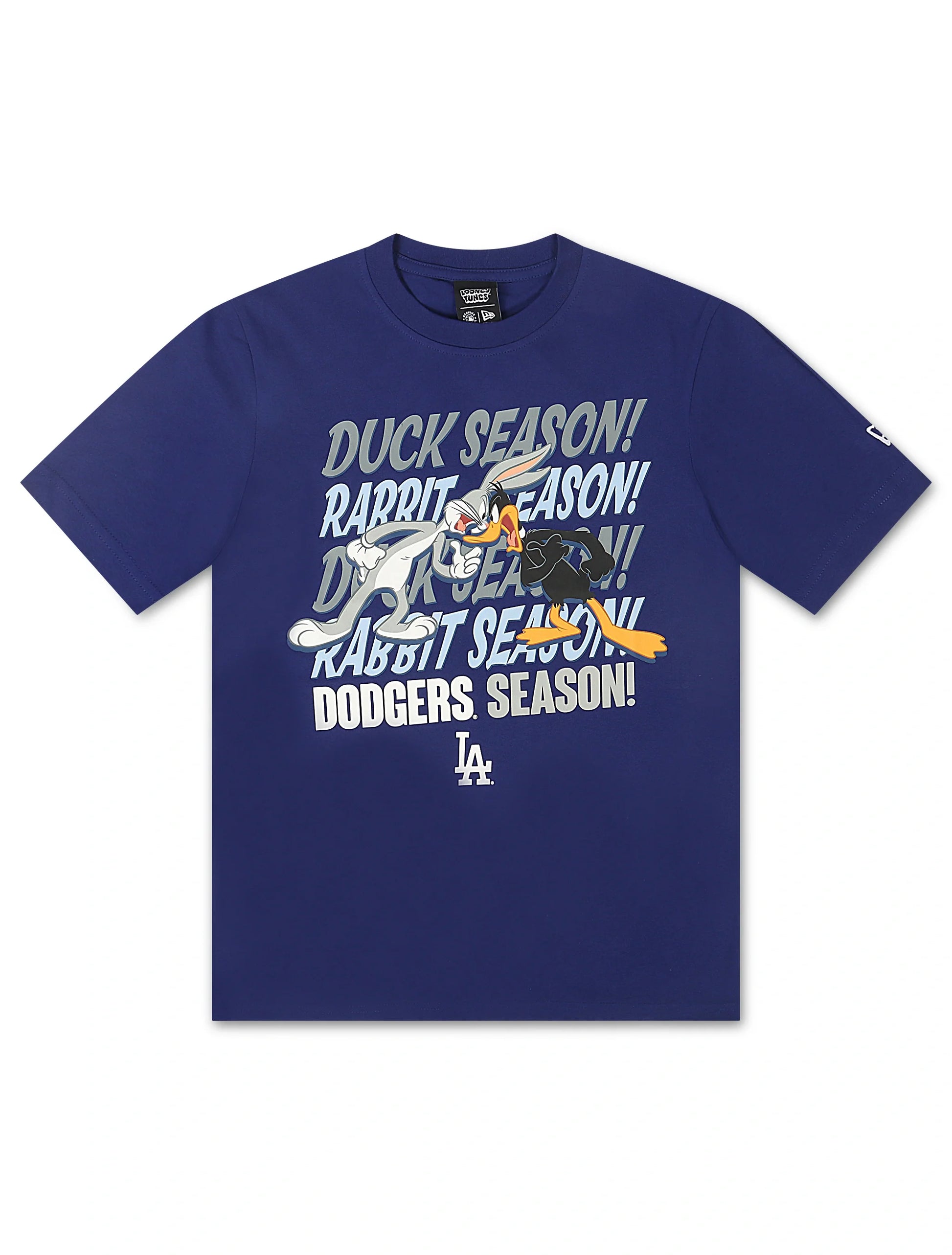 New Era LA Dodgers Duck Season Tee - Blue Denim Exchange