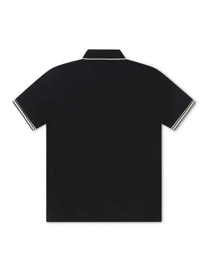 Psycho Bunny Cambridge Pique Polo - Black Denim Exchange