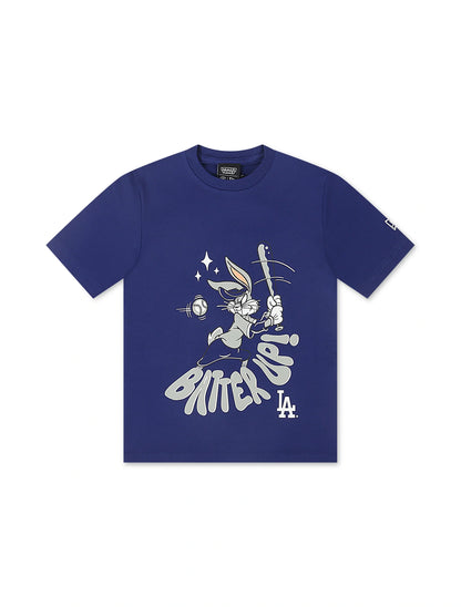 New Era Kids Bugs Bunny Dodgers Tee - Blue Denim Exchange