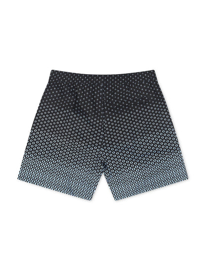 Psycho Bunny Bendigo All Over Print Swim Shorts - Evening Blue Denim Exchange