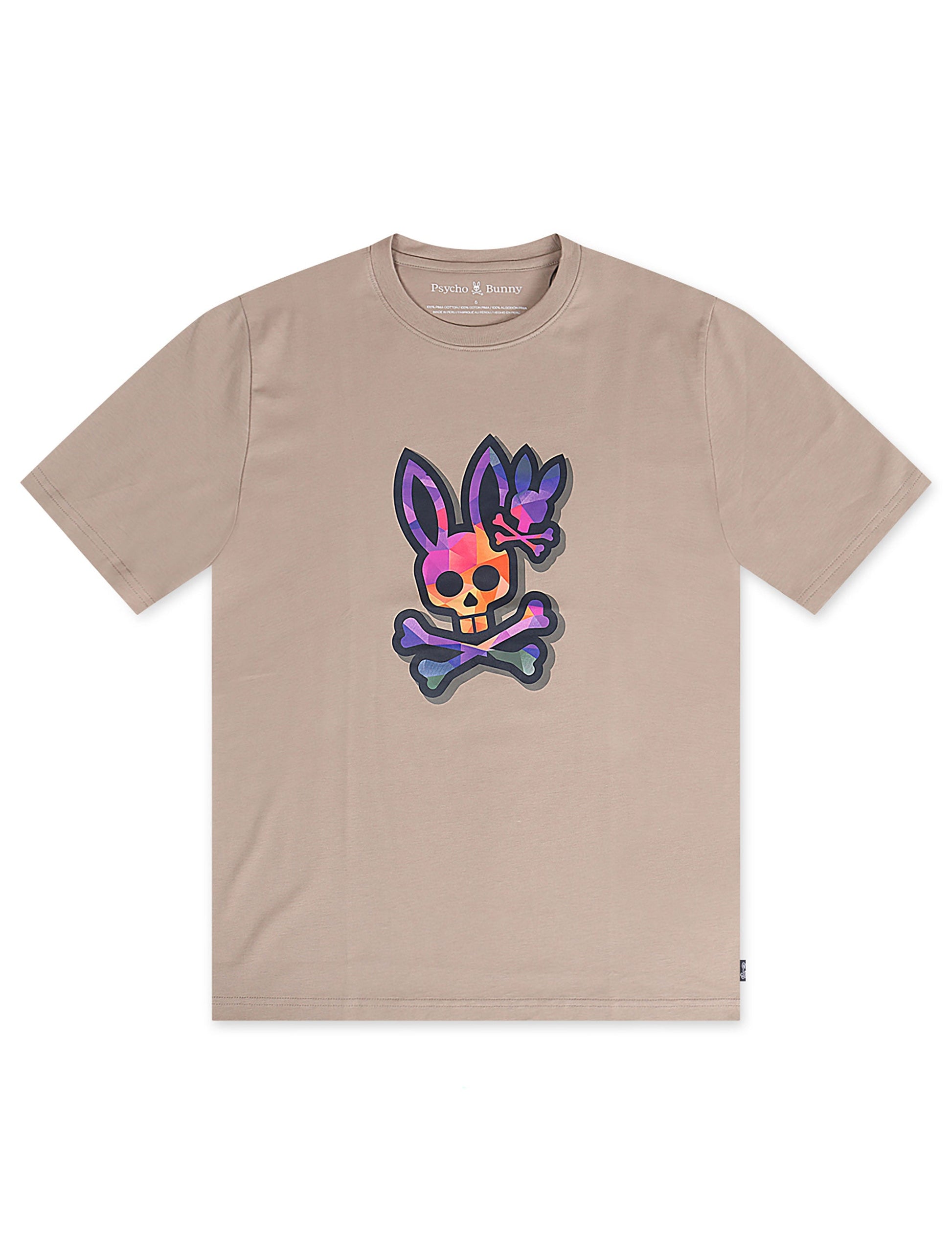 Psycho Bunny Randolph Graphic Tee - Stone Denim Exchange