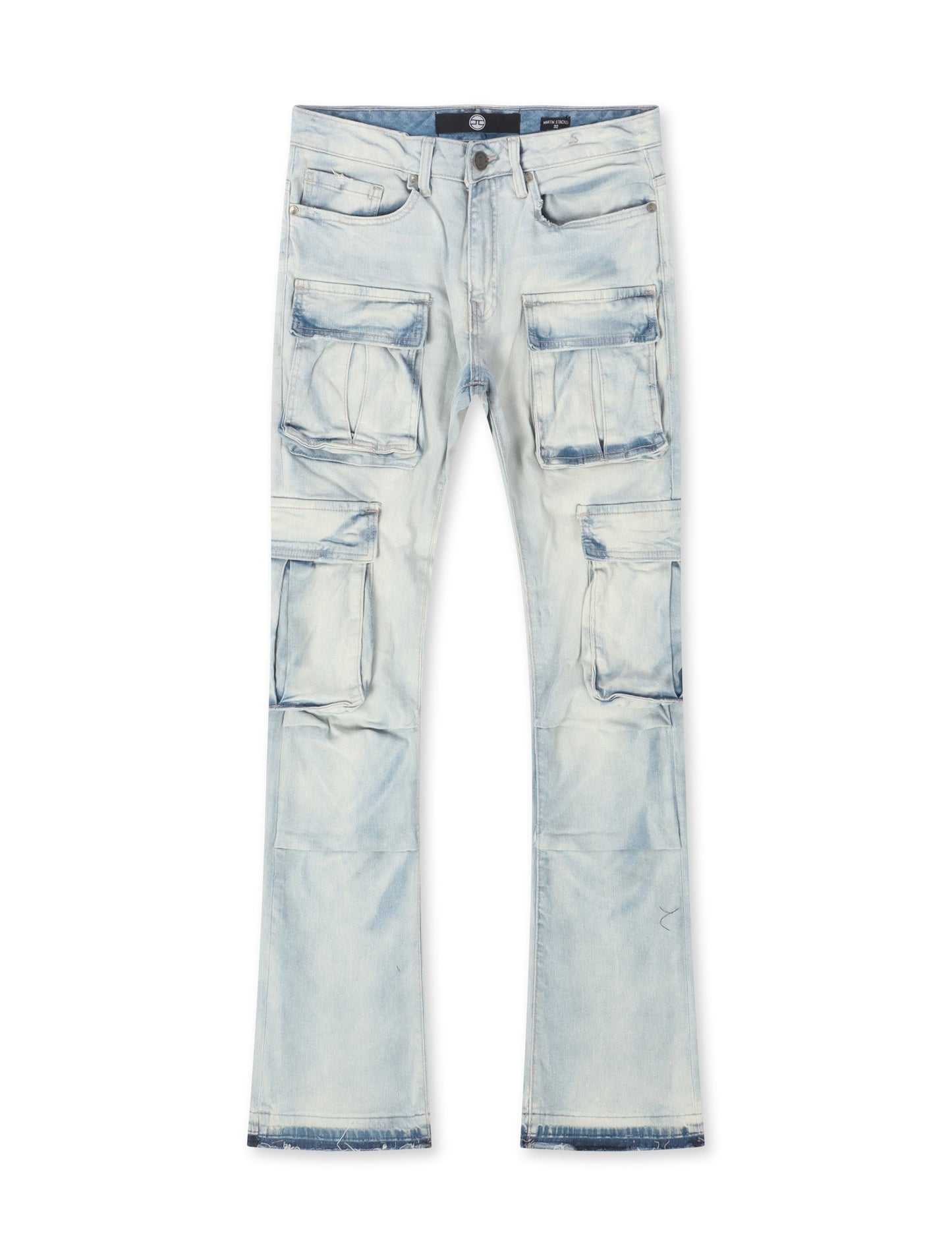 Jordan Craig Cargo Stacked Jean - Iced White Denim Exchange