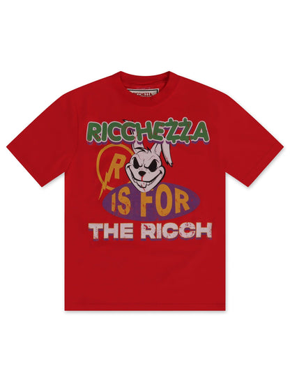 Ricchezza Eatricch Tee - Red Denim Exchange
