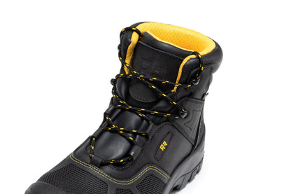 ROCKROOSTER Woodland Black 6 inch Waterproof Composite Toe Leather Work Boots AK663 Rock Rooster Footwear Inc