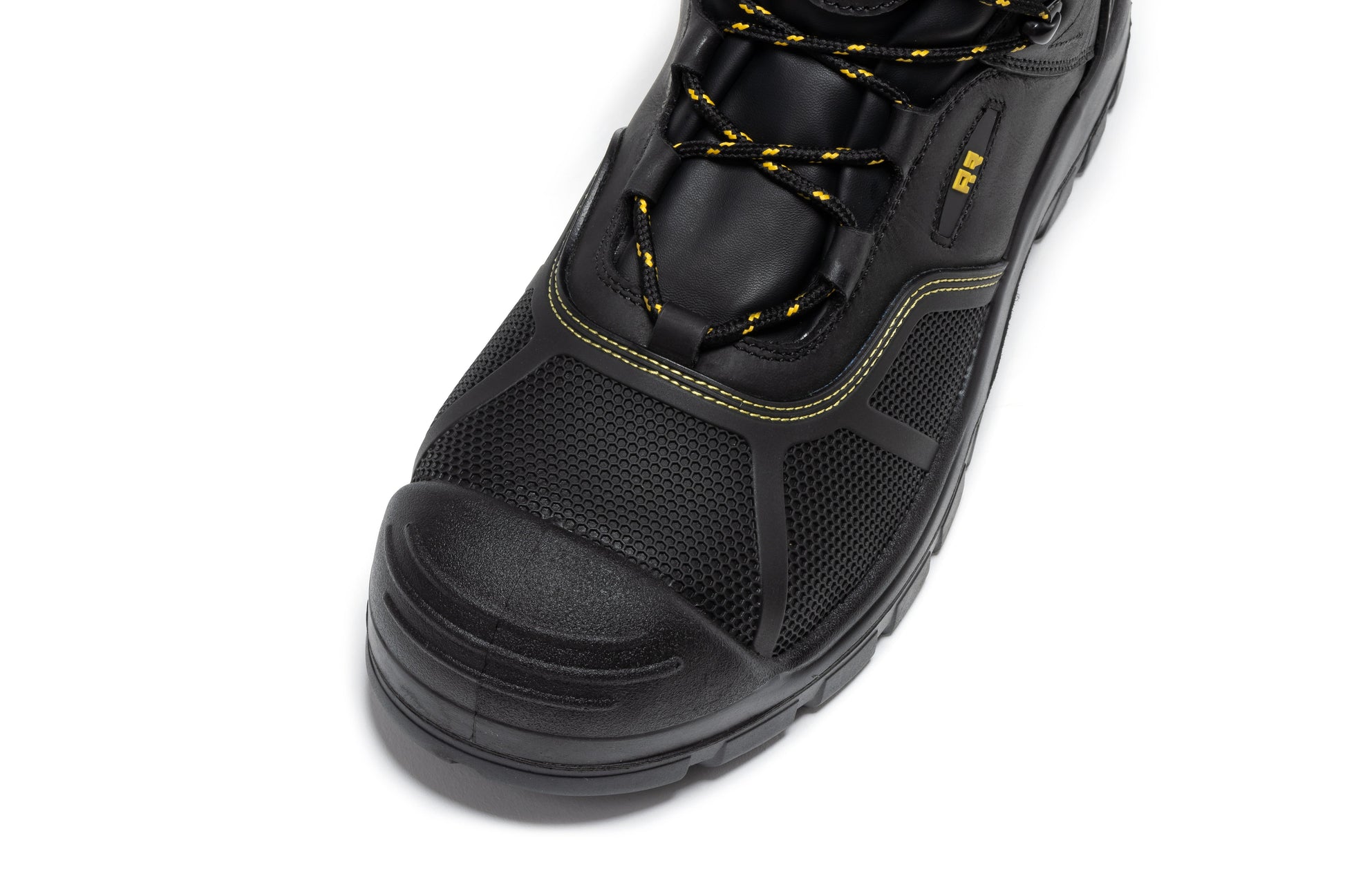 ROCKROOSTER Woodland Black 6 inch Waterproof Composite Toe Leather Work Boots AK663 Rock Rooster Footwear Inc