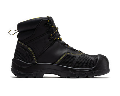 ROCKROOSTER Woodland Black 6 inch Waterproof Composite Toe Leather Work Boots AK663 Rock Rooster Footwear Inc