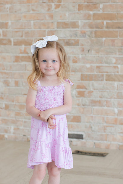 Emeryn - Smocked Dress Blush Lotus