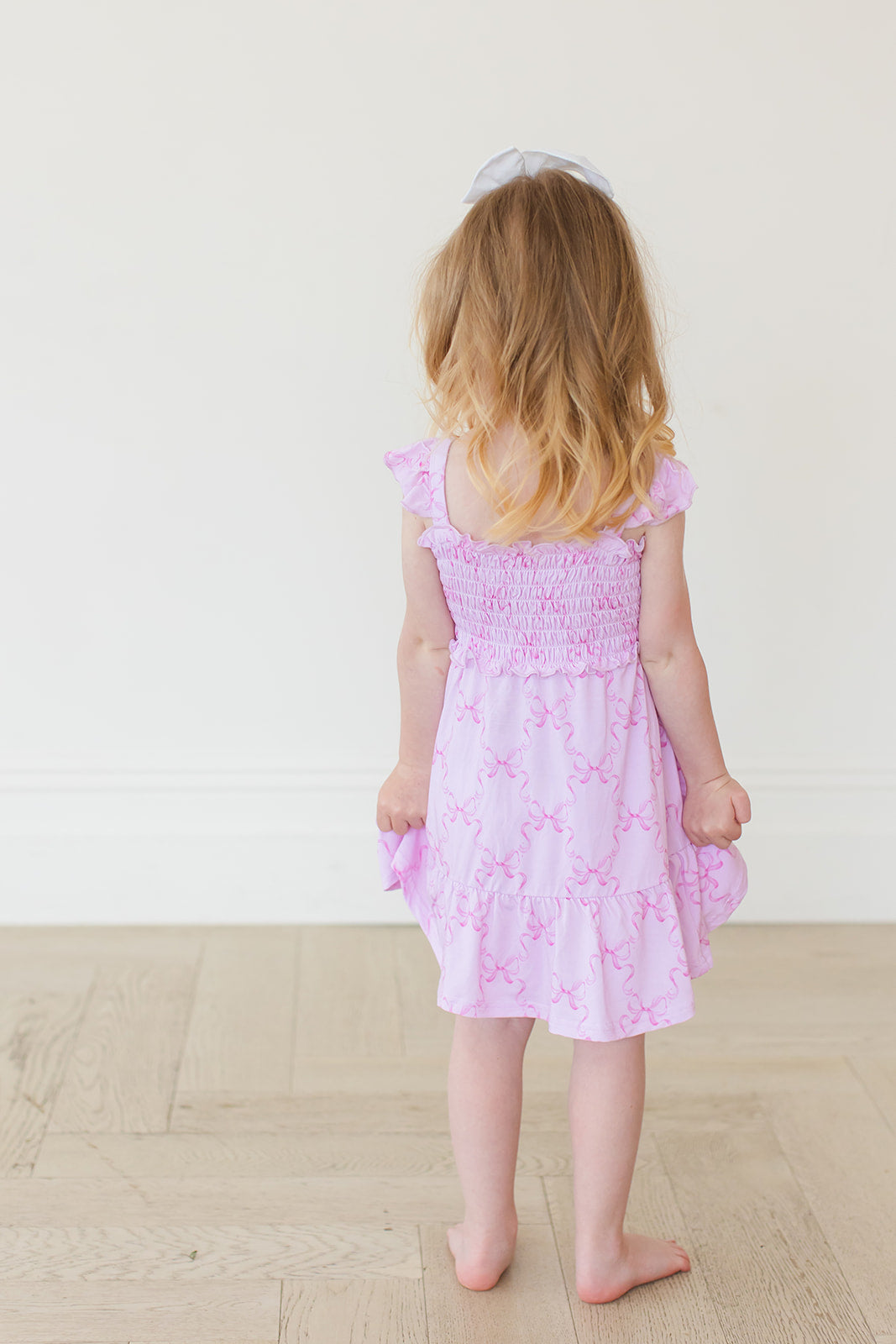 Emeryn - Smocked Dress Blush Lotus