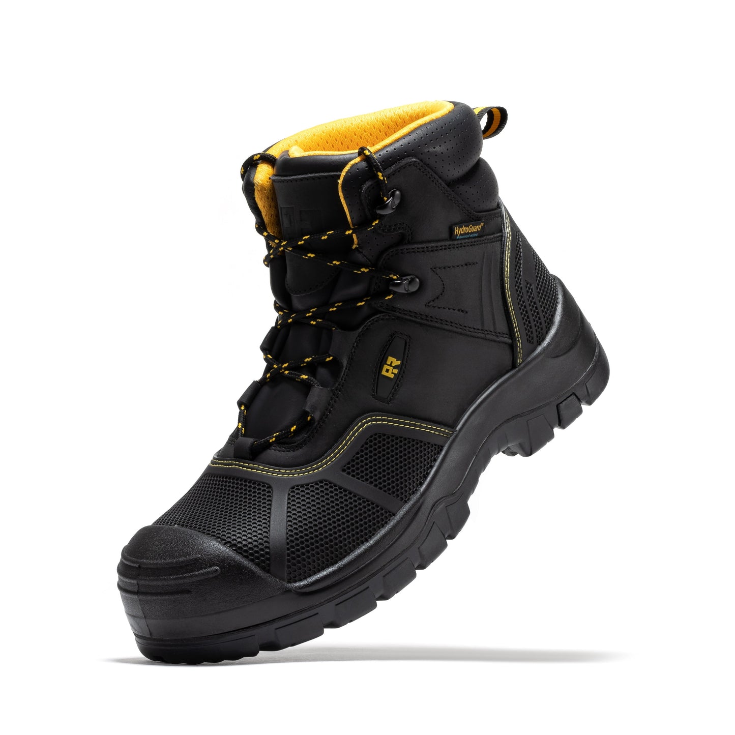 ROCKROOSTER Woodland Black 6 inch Waterproof Composite Toe Leather Work Boots AK663 Rock Rooster Footwear Inc