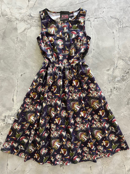 Gnome Midi Dress - Small only, 1 left! Retrolicious