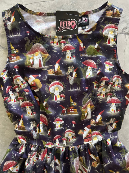 Gnome Midi Dress - Small only, 1 left! Retrolicious