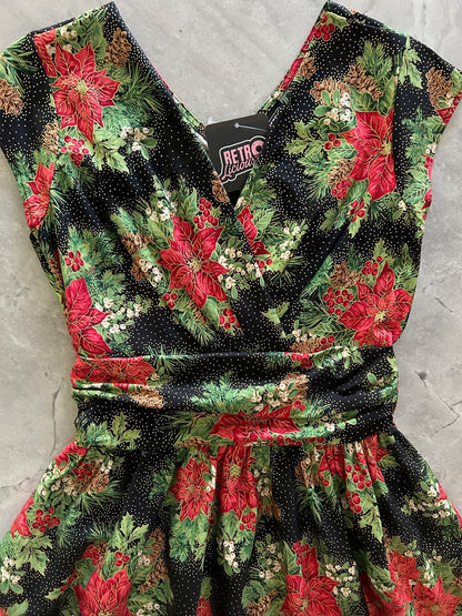 Poinsettia Greta Dress Retrolicious