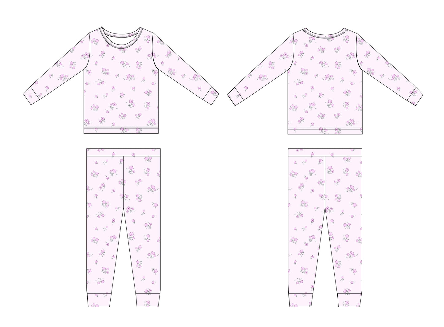 Aisley - Set Blush Lotus