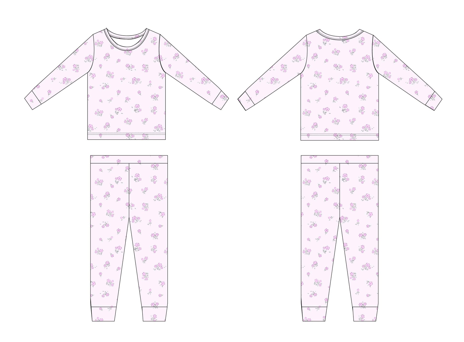 Aisley - Set Blush Lotus