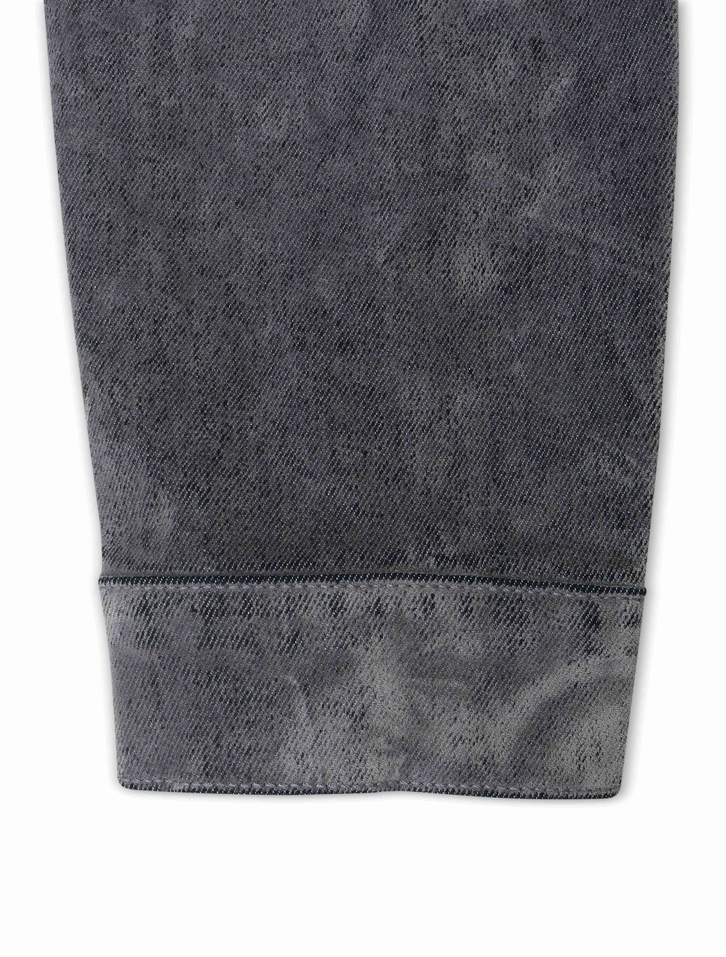 Vicious Denim Velvet Coated Denim Jacket - Grey Denim Exchange