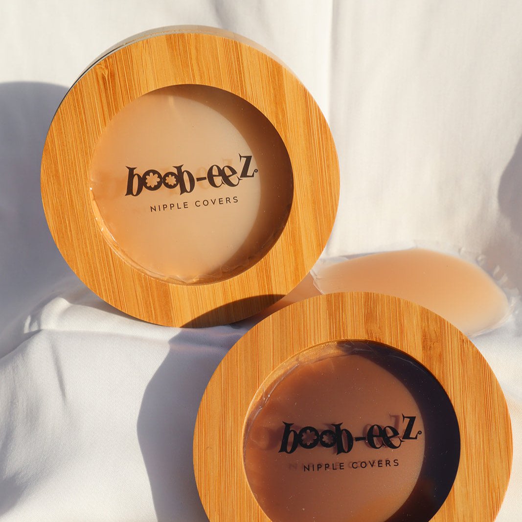 LUXE COMBO - Bamboo Compact + "Headlight" Hiders Boob-eez