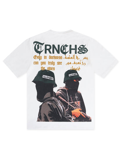 Trnchs Tunnels Tee - Vintage White Denim Exchange
