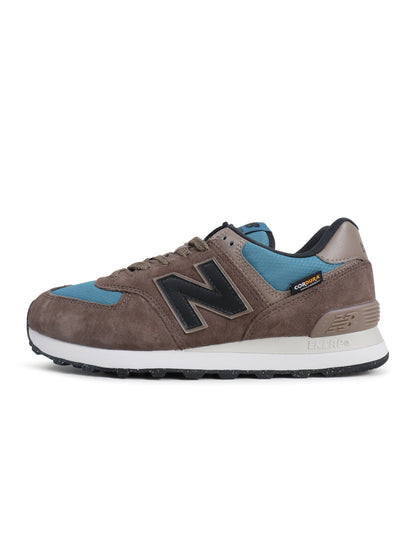 New Balance Men's 574 - Brown/Blue Denim Exchange