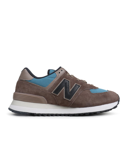New Balance Men's 574 - Brown/Blue Denim Exchange