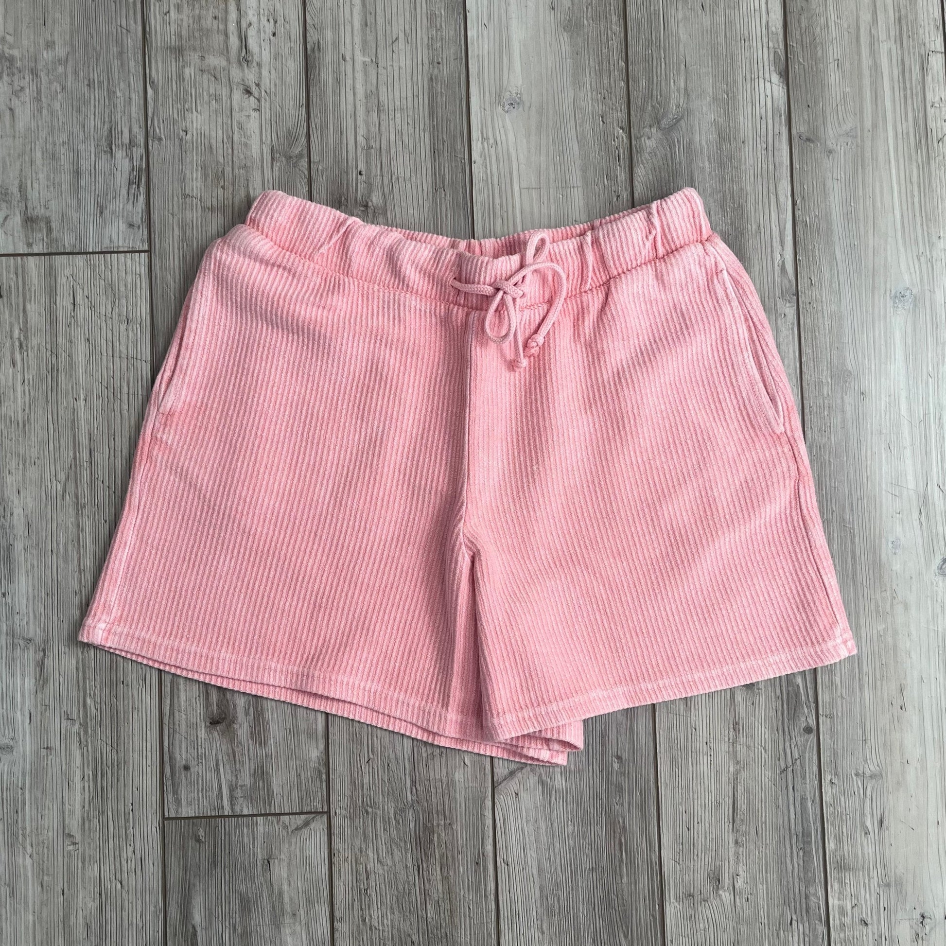Blossom Pink Corded Shorts Ivy + Cloth