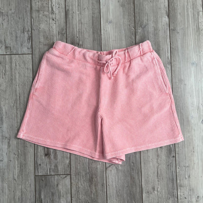 Blossom Pink Corded Shorts Ivy + Cloth