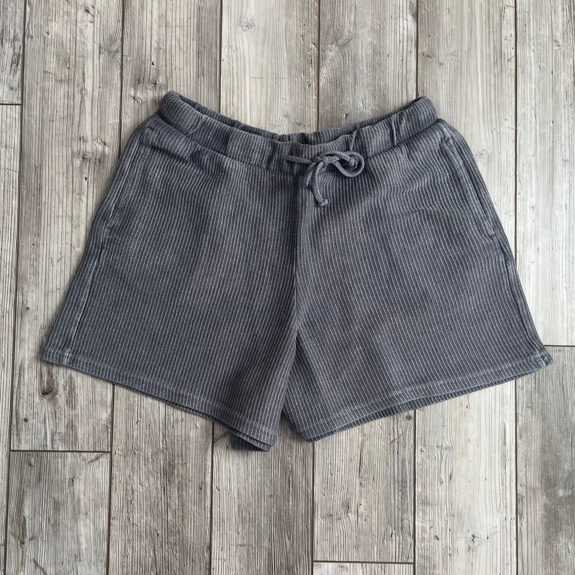 Smoke Corded Shorts Ivy + Cloth