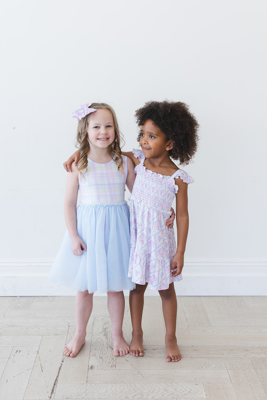 Charlotte - Smocked Dress Blush Lotus