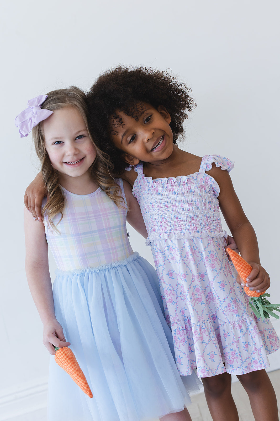 Charlotte - Smocked Dress Blush Lotus