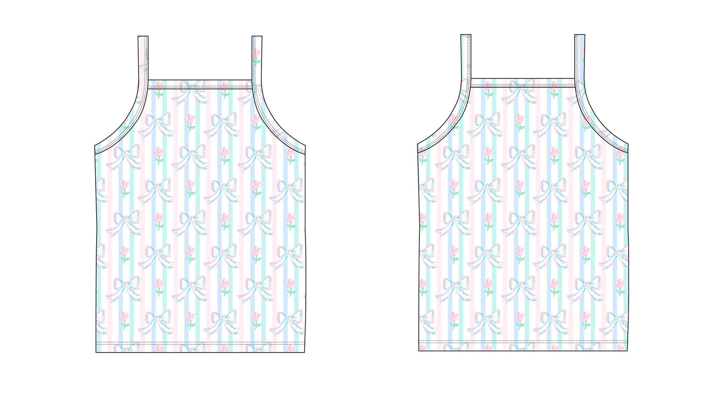 Lila - Bamboo Tank Blush Lotus