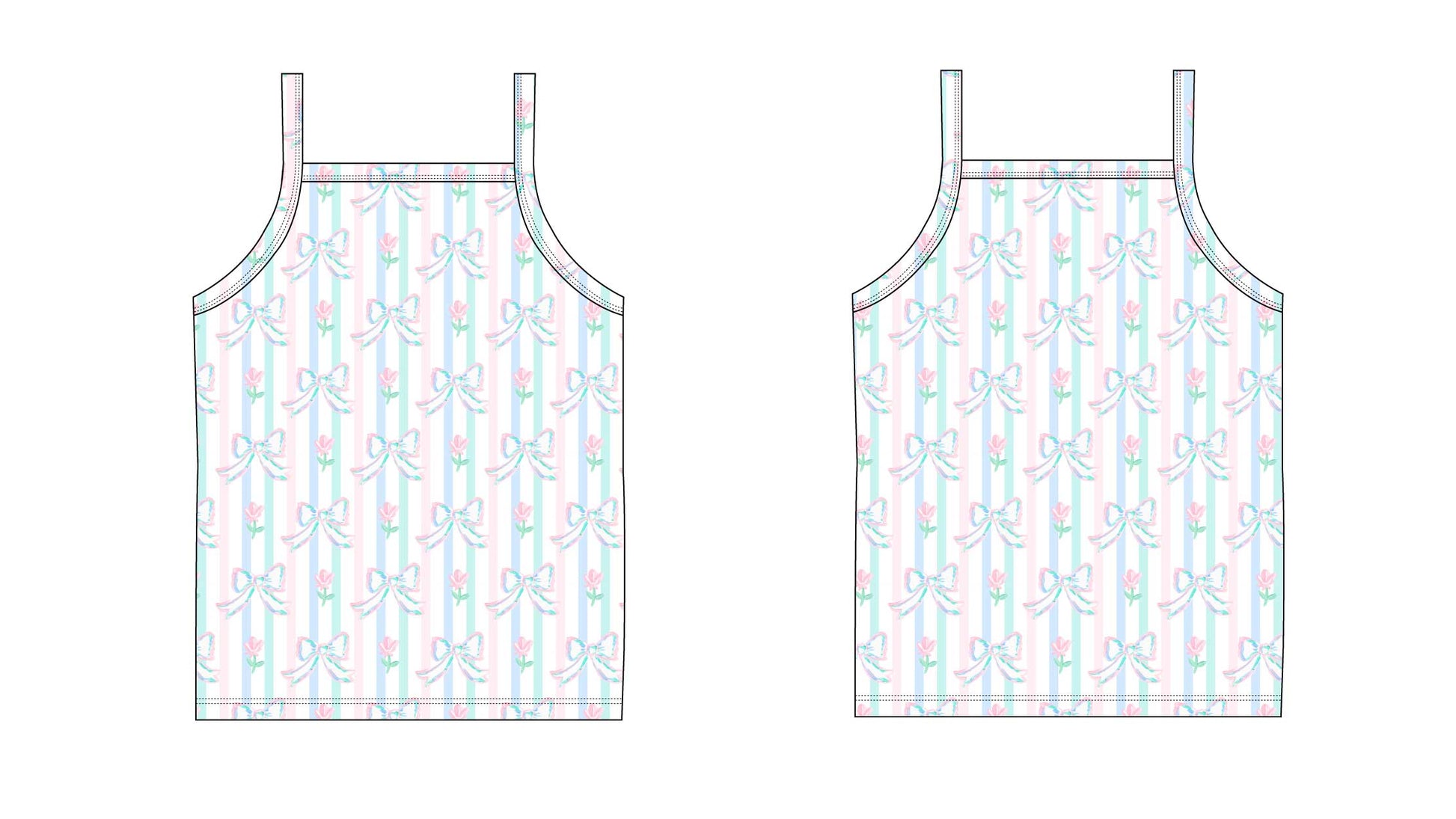 Lila - Bamboo Tank Blush Lotus