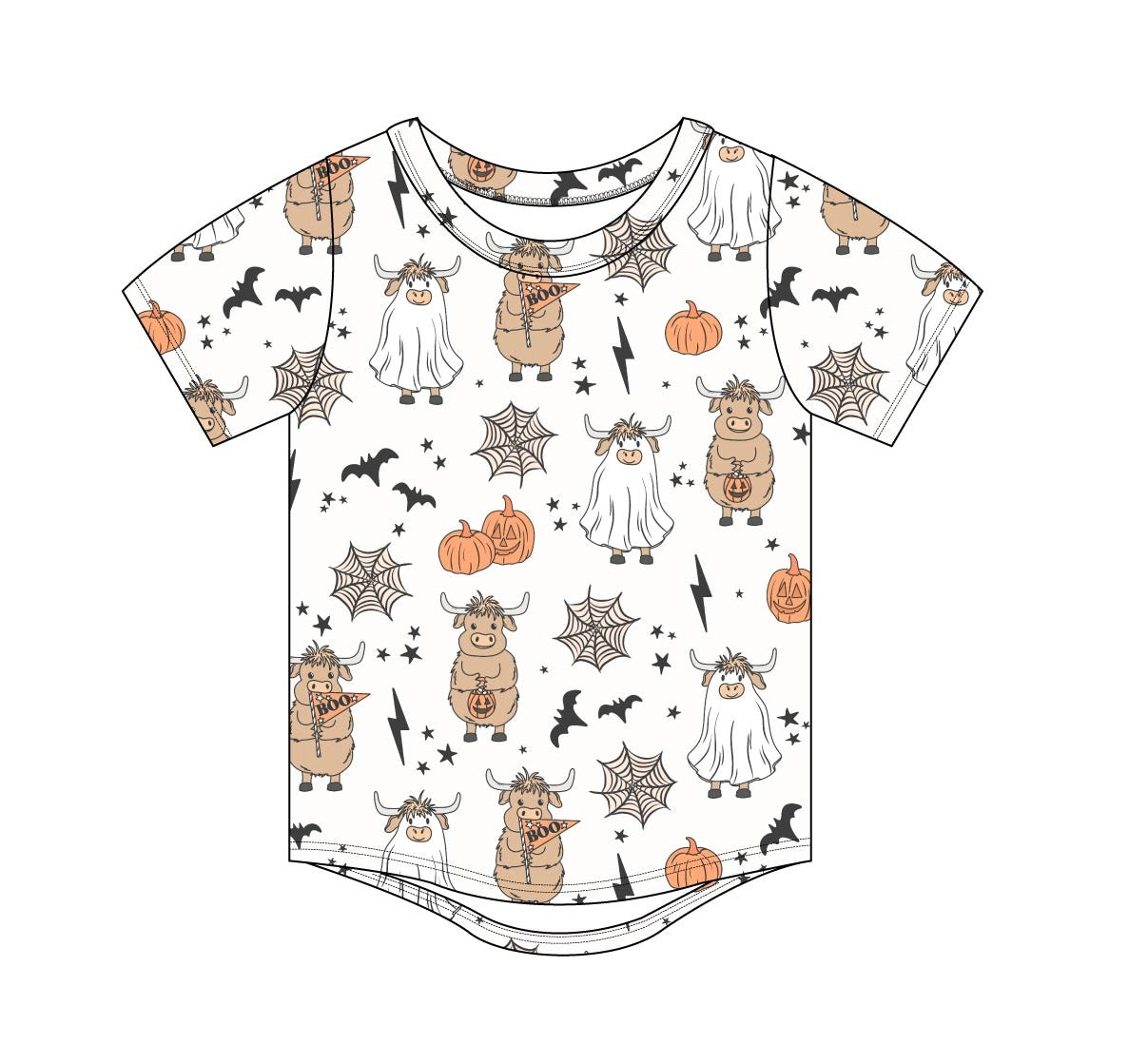 Cowloween - Everyday Tee Blush Lotus