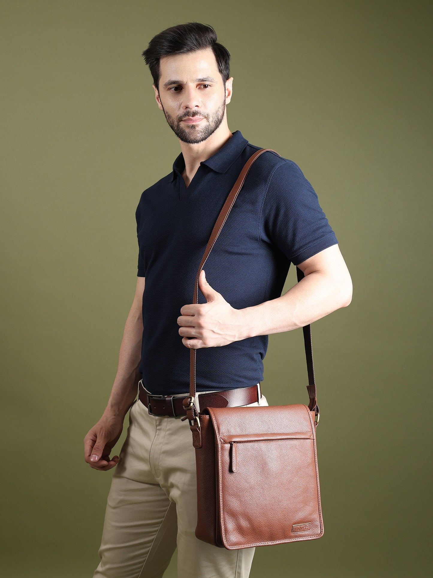 Leather Crossbody Bag for Travel Work Classy Leather Bags