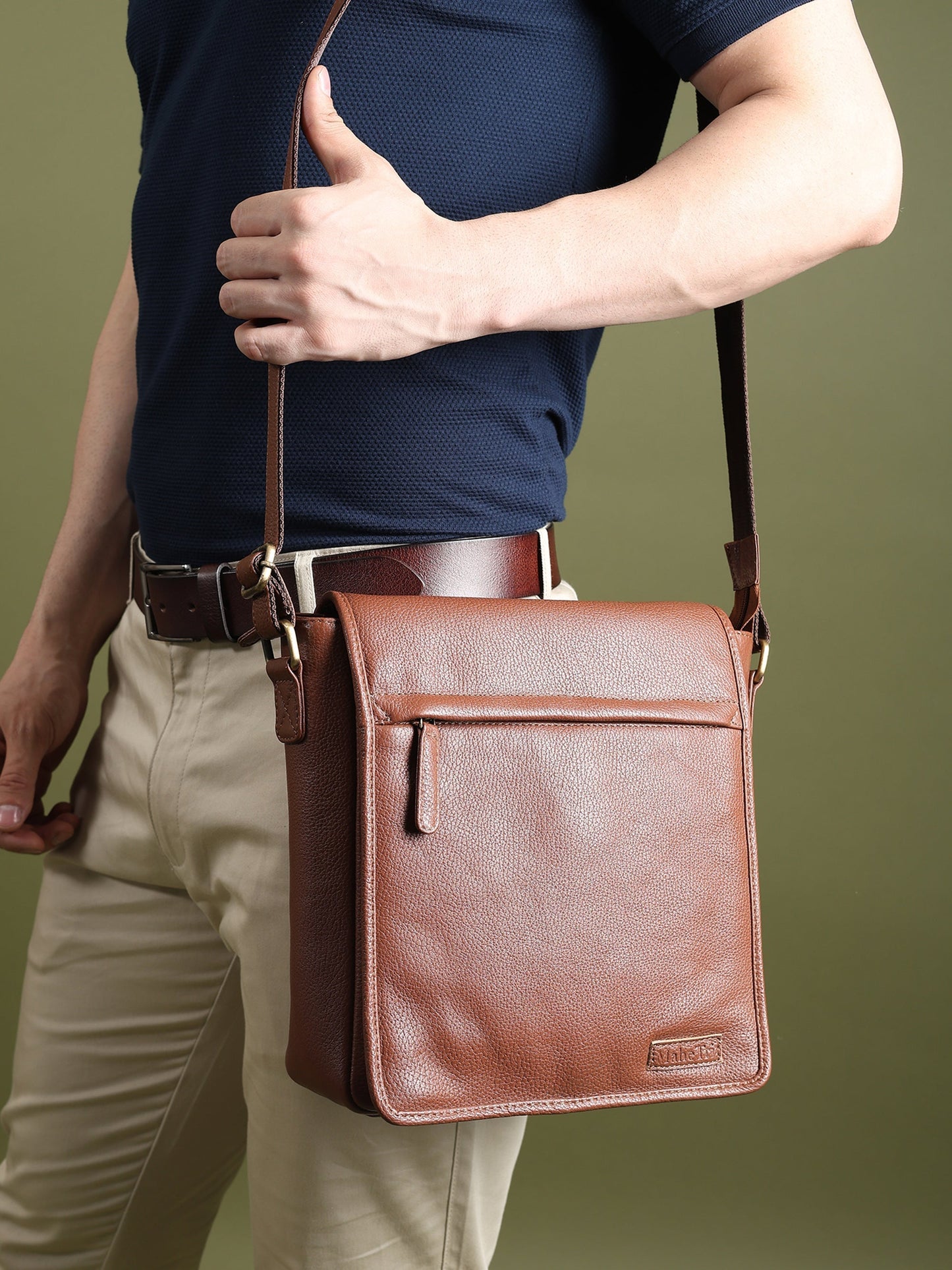 Leather Crossbody Bag for Travel Work Classy Leather Bags
