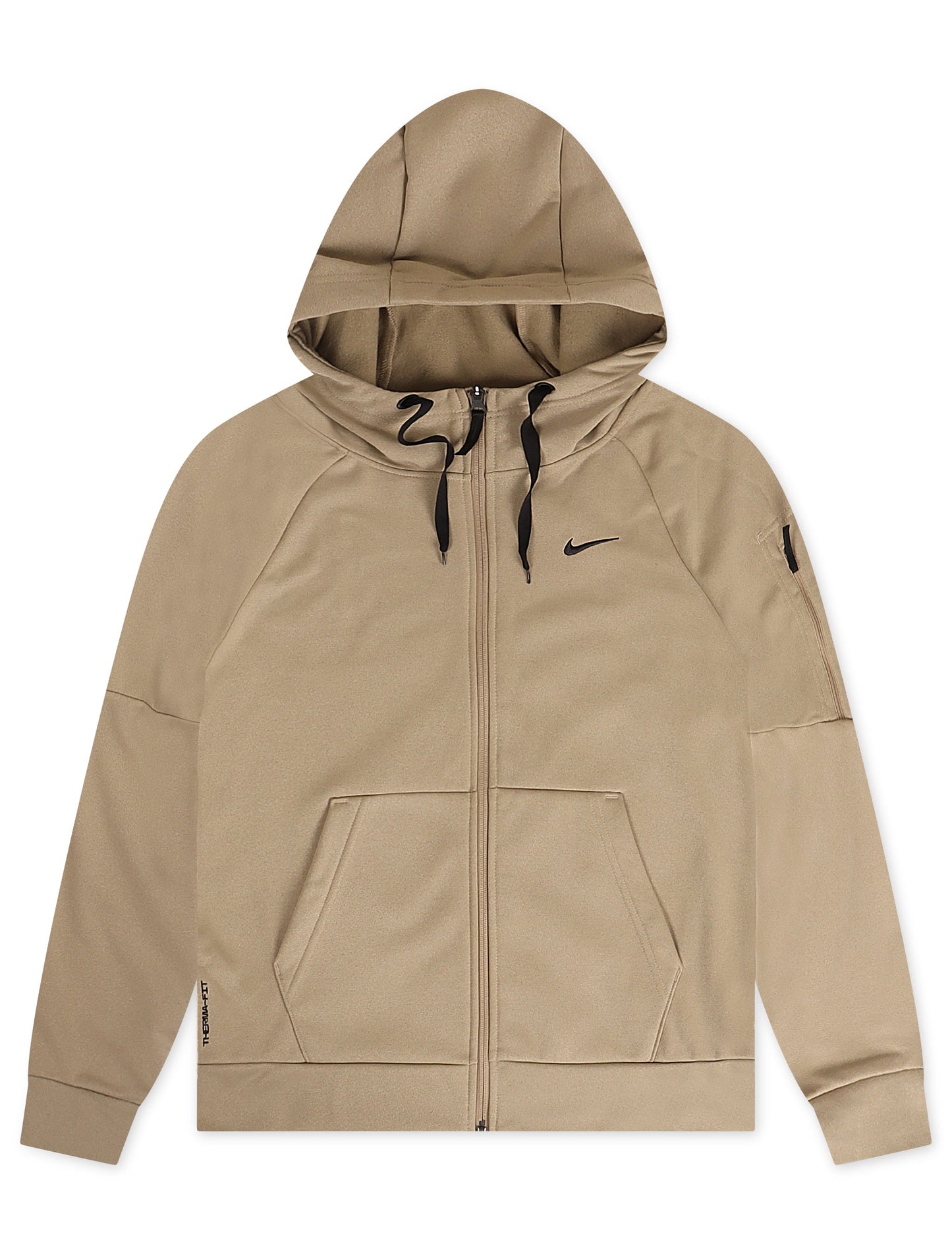 Nike Mens Therma Full Zip Fitness Top - Khaki Denim Exchange