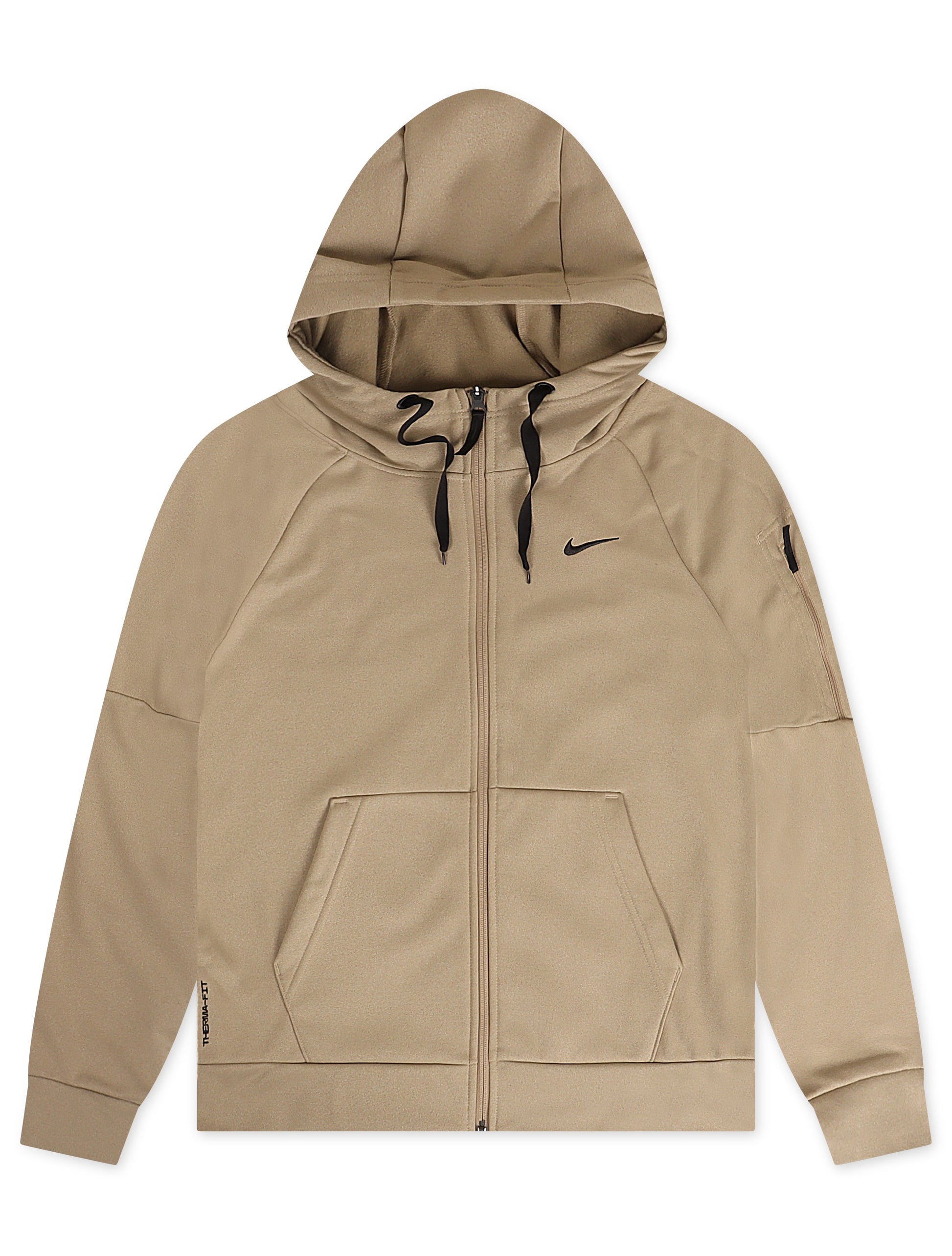 Nike Mens Therma Full Zip Fitness Top - Khaki Denim Exchange